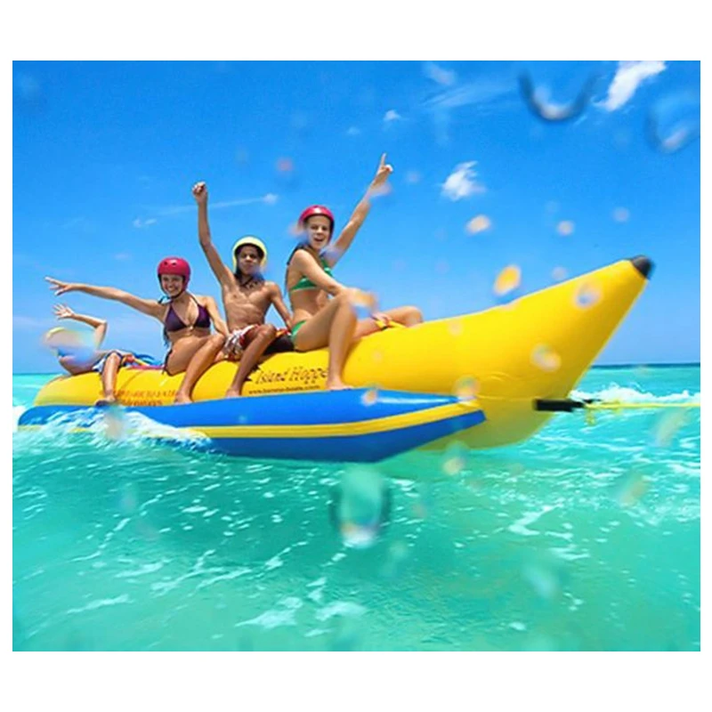 

Water Fun Game Single Tube Inflatable Floating Toys Inflatable Banana Boat For Sale