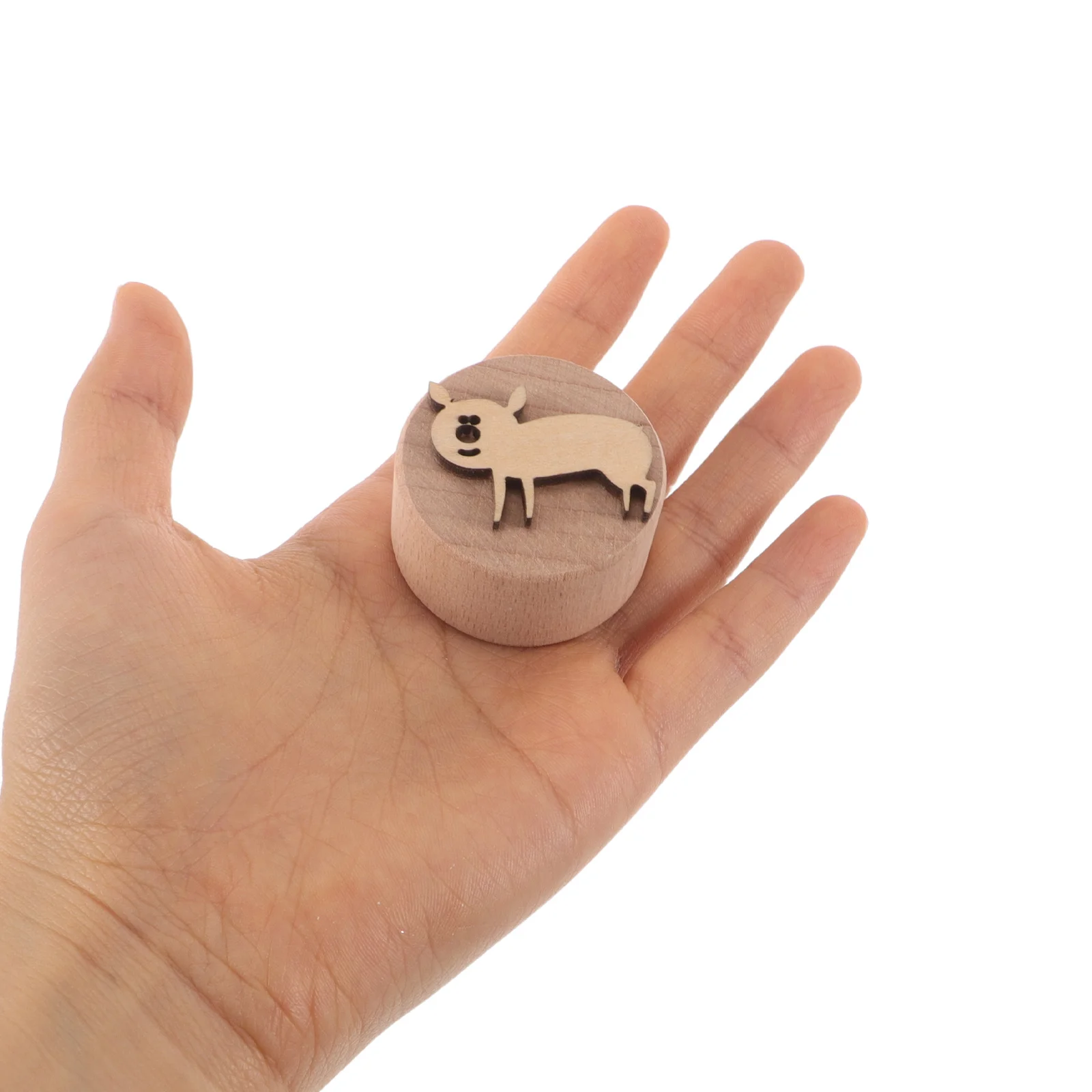 

's Colored Clay Seal Craft Supplies for Modeling Pattern Stamps Cartoon Animal Wood Preschool Cute