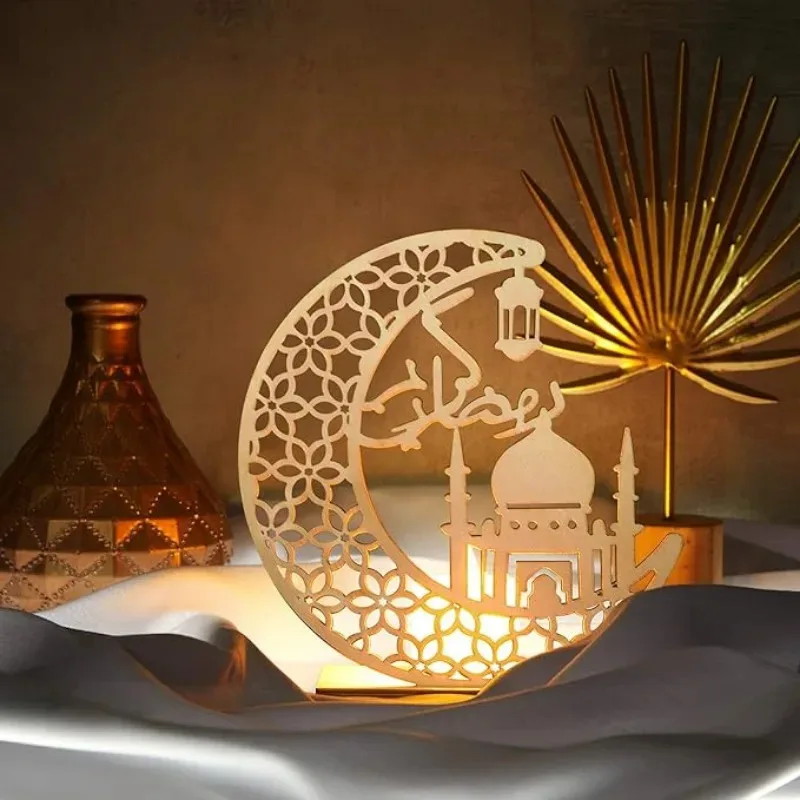 Lampu bintang bulan kayu, kerajinan kayu DIY lampu LED, dekorasi rumah, hadiah anak-anak, lampu huruf