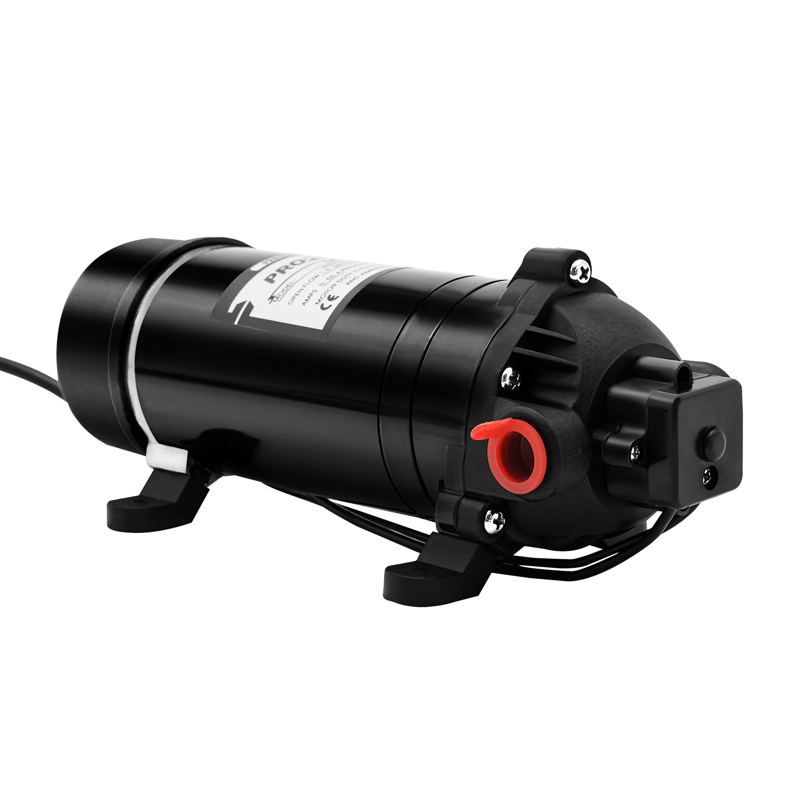 120W 160PSI Elektrische Wasserförderpumpe 1,4 GPM Selbstansaugende Membranpumpe für Hochdruckreiniger, Wohnmobile und landwirtschaftliche Sprühgeräte – Detail 15