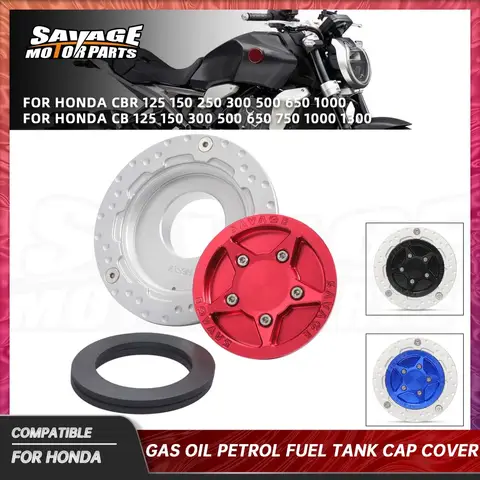 혼다 CB1000R 2024 가스 오일 휘발유 연료 탱크 커버, 혼다 CB CBR 125 150 250 300 500 650 750 1000 1300 CMX 300 500 Rebel 필러 캡