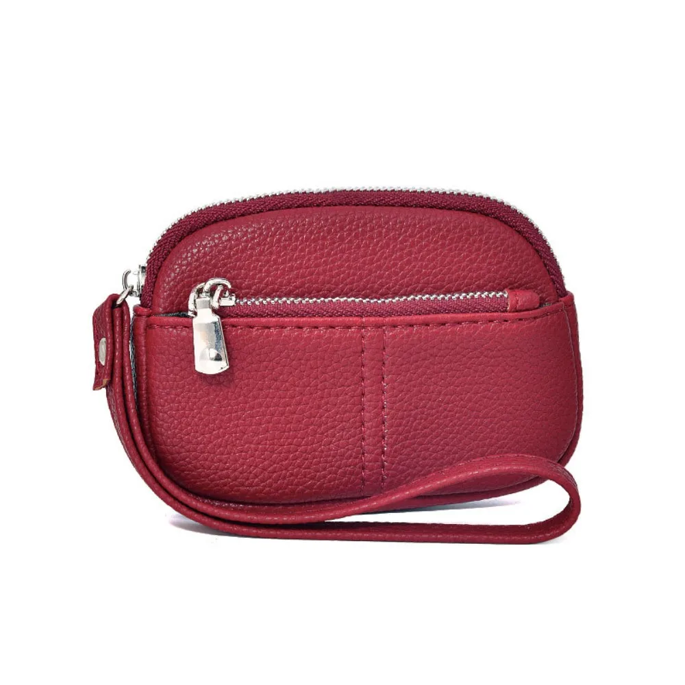 

Повседневный кошелек из искусственной кожи на молнии, кошелек для монет, сумка для карт, держатель для карт, многофункциональная сумка для хранения в корейском стиле, маленький кошелек для женщин