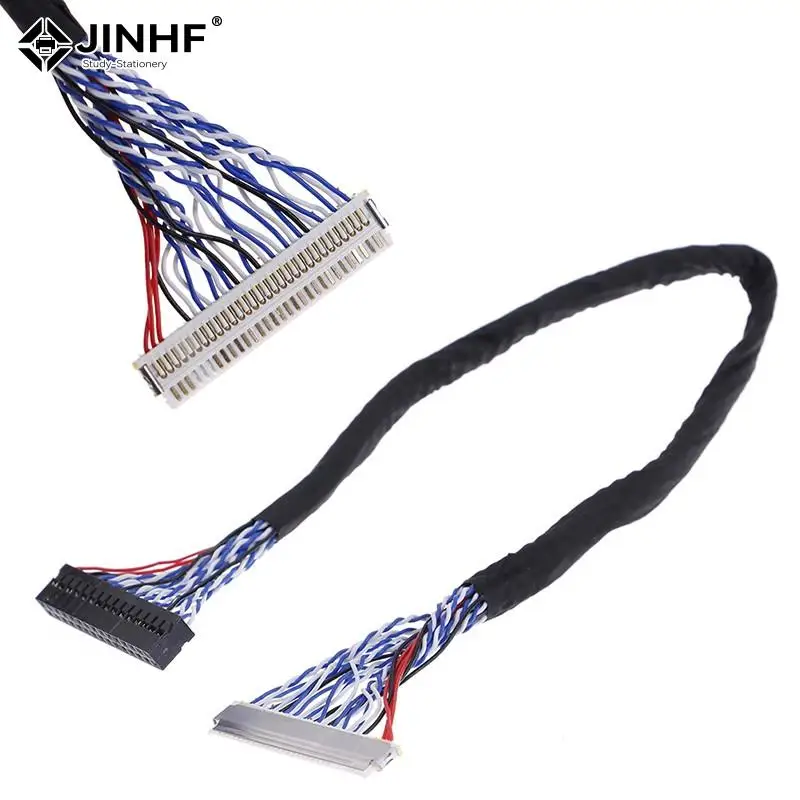 1pc 8 Bit LVDS Cable FIX-30 Pin 2ch For 17 19 22 26 inch LCD/LED Panel Controller 25cm Z17