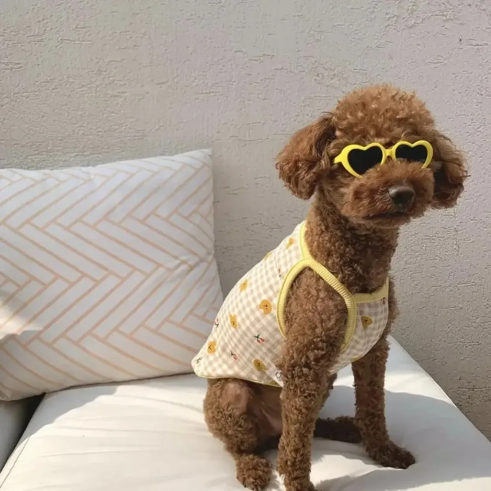 Love Pet Glasses Dog Cat Creative Fashion Sunglasses Sunglasses with Jewelry Cat Dog Love Glasses Pet Beauty Decoration Supplies image 2
