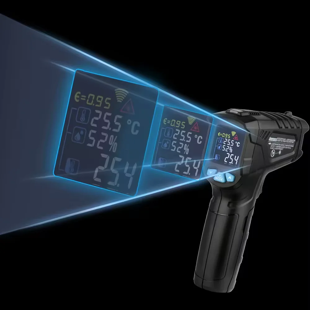 Digital Industrial Infrared Thermometer  Bimetal Digital Thermometer  Kitchen Baking Temperature Oven Thermometer IR01C