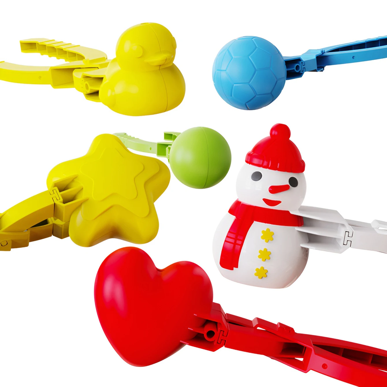 

Children's outdoor winter snowball clips, toy clips, snowball fights, snow picking tools, and little ducks with various shapes