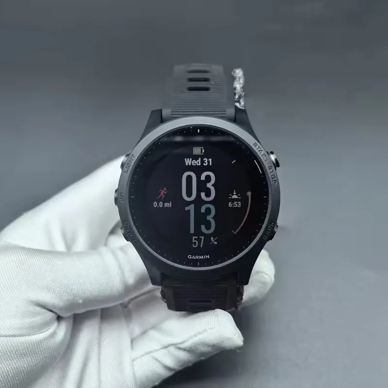 ساعة Garmin Forerunner 945 GPS متعددة الوظائف للرياضات الخارجية البصرية لاختبار معدل ضربات القلب تدعم لغات متعددة 95% جديد #2