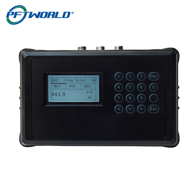 Rechargeable Lithium Battery LCD Display Portable Ultrasonic Flowmeter Flow Meters For Water Treatment Ultrapure Pure Water