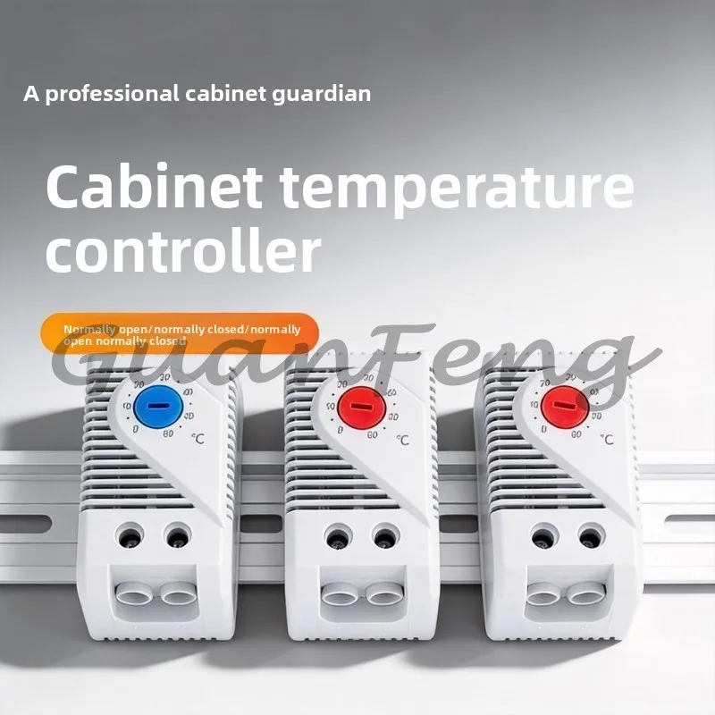 Mechanical Thermostat Switch, Adjustable Cabinet Constant Temperature Controller Normally Open & Normally Closed