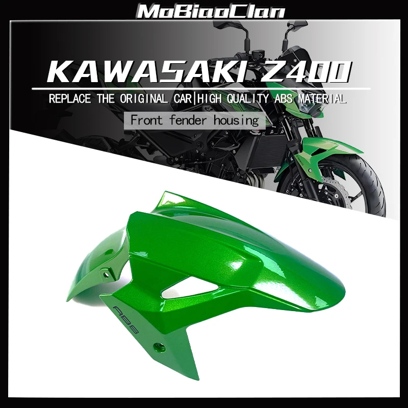 

For Kawasaki Ninja 400 Z400 2018-2023 Motorcycle Front Fender Fit Mudguard Tire Splash Mud Guard Fairing ABS Plastic