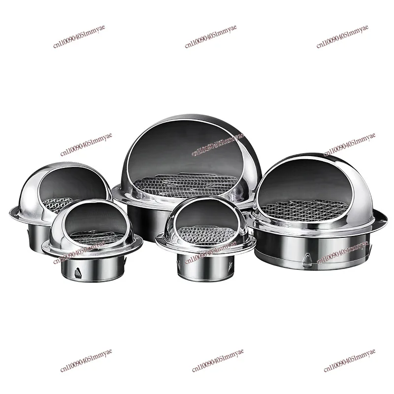 

Thickened 304 Stainless Steel Hood, Kitchen Exterior Wall Exhaust Hole Hood, Exhaust Hood, Rainproof Engineering Vent Hood