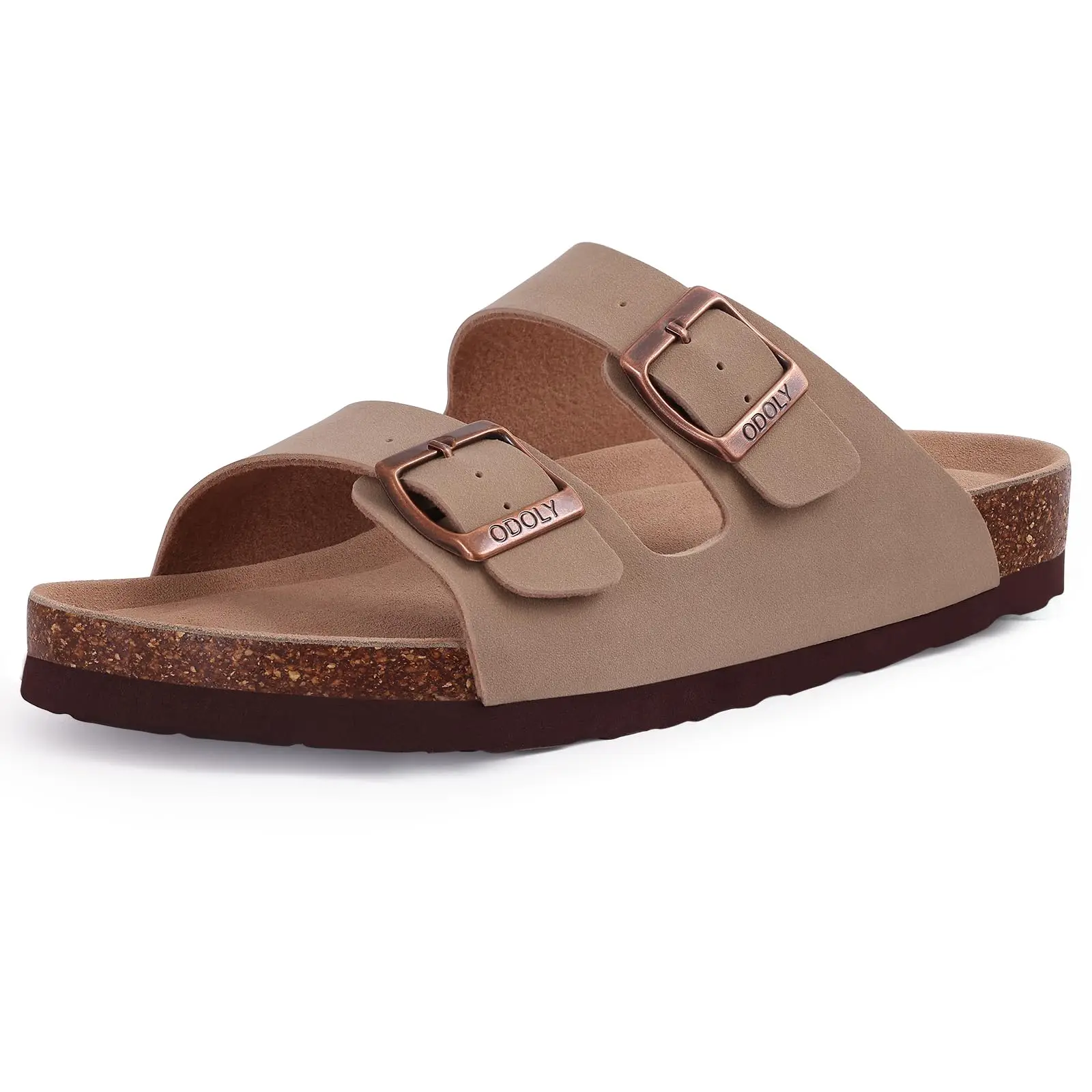 Pallene Nieuwe Vrouwen Klompen Slippers Klassiek Lederen Kurk Slippers Retro Klompen Muiltjes Voor Mannen Strand Sandalen Outdoor Trendy Glijbanen