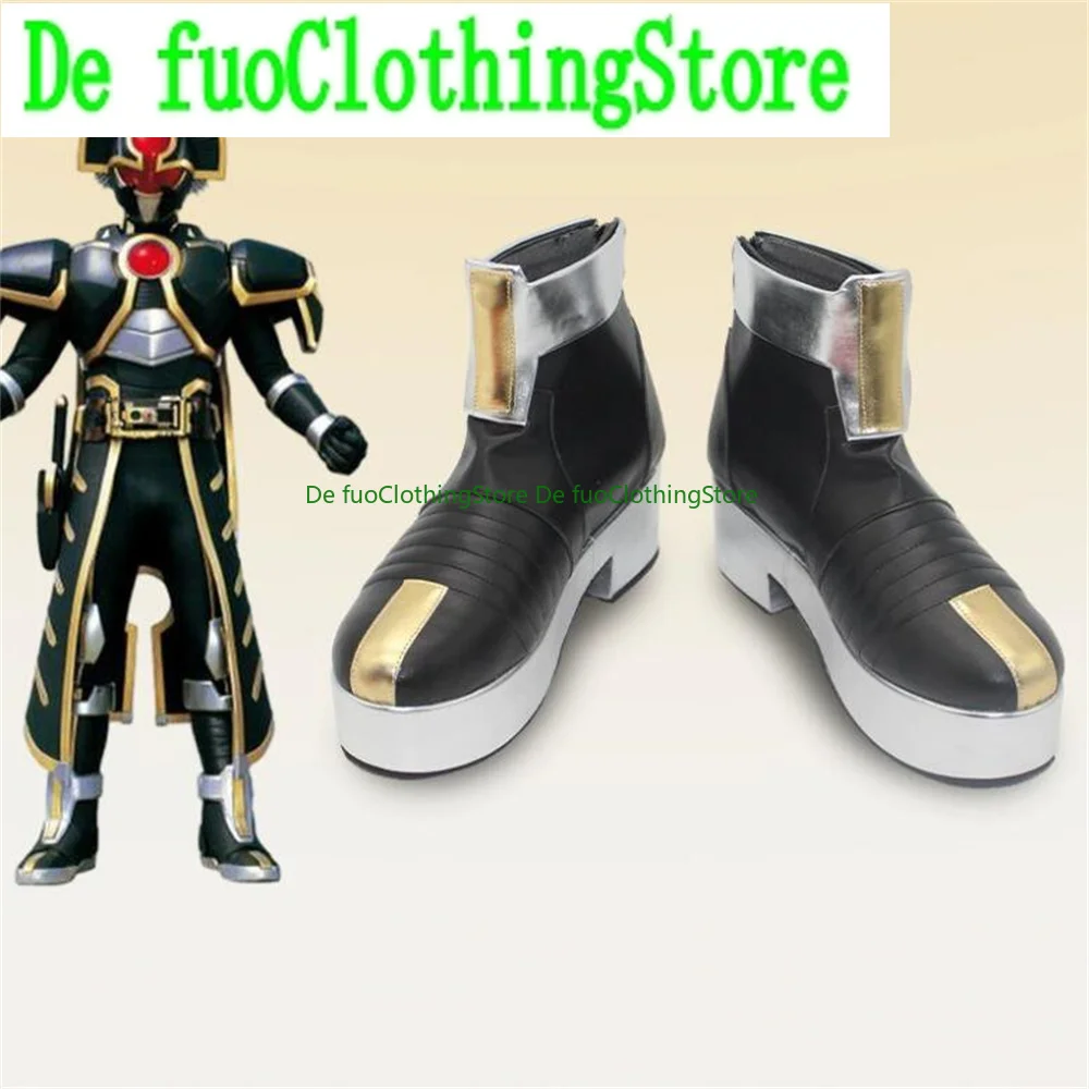 Jinete enmascarado Orga faiz kaixa Cosplay zapatos botas juego Anime Halloween Navidad DefuoClothing tienda de zapatos