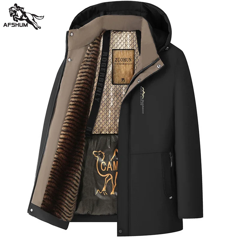 رجل سترة الخريف الشتاء جديد الرجال سترة الصوف اللون جاكيتات معطف غير رسمي رجال الأعمال معاطف حجم L-5XL 8866