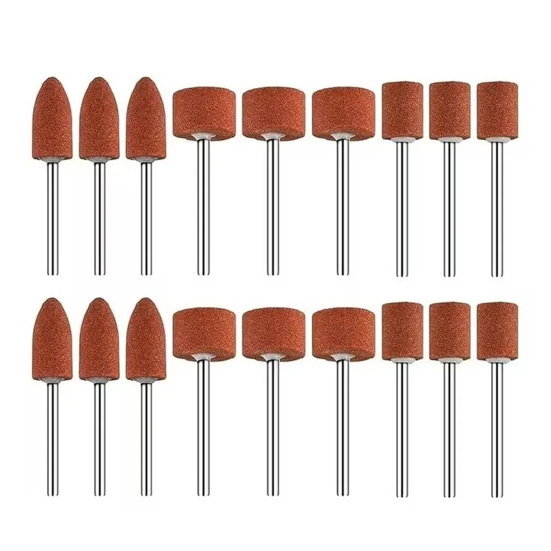 

15Pcs Heavy Duty Metal Grinding Wheels, Porous Aluminum Oxide 1/8" Shank, for Car Rust Removal & Machining
