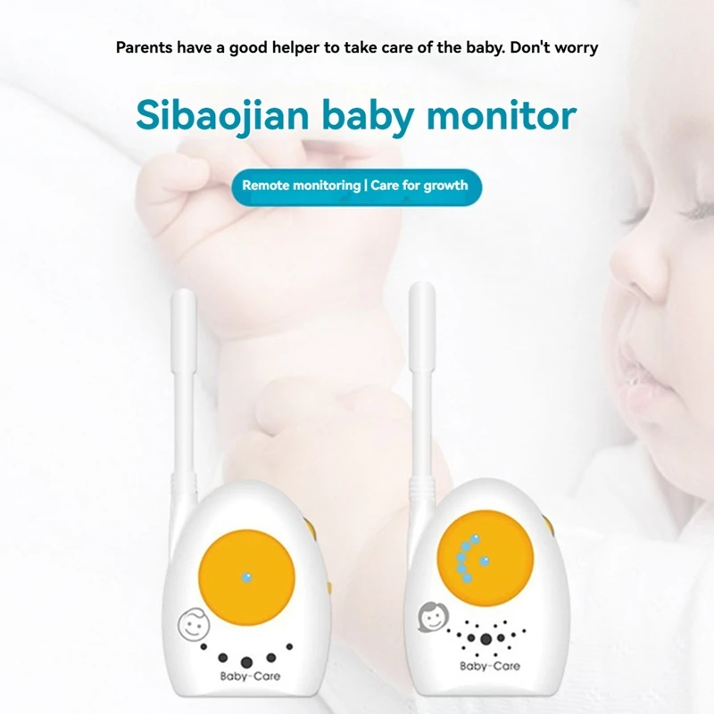 Audio Baby Monitoring Long Range And Crystal-Clear Sound Child Voice Crying Monitor With Indicators