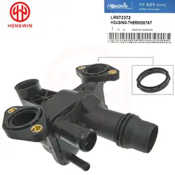 Engine Coolant Thermostat Water Outlet LR073372 For Land Rover Discovery 3/4 Range Rover Sport Jaguar XF S-Type 4H2Q8592BF