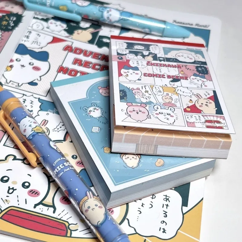 Cartoon Chiikawa Mini Notebook Portable Memo Journal School Office Stationery Supplies Residue Free Clean Writing Cute Kawaii - view 6