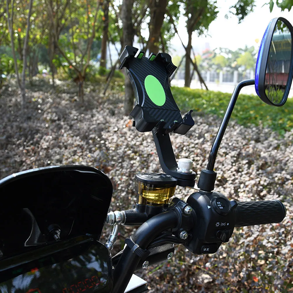 Motorcycle Phone Bracket Degree Rotation Steady Phone Holder Tablet Bracket Outdoor Riding Navigation Stand