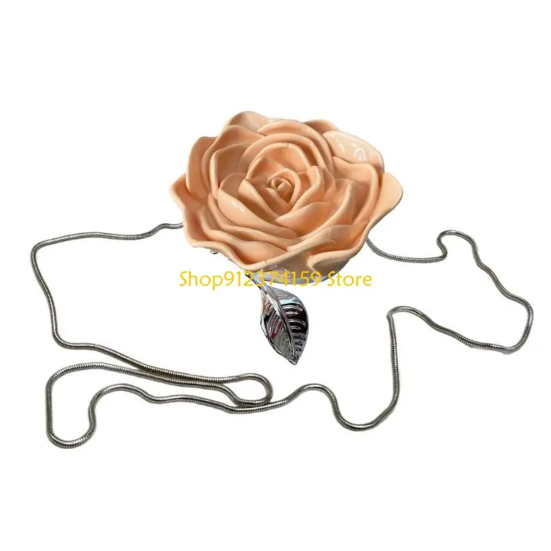 G5AE Sophisticated Acrylic Evening Bag Shoulder Purse for Weddings and Celebrations