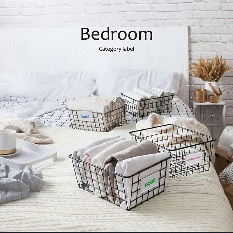 500Pcs Clear Plastic Label Holder Price Tag, Shelf Label Clip Removable Label Holder For Storage Bins Basket Labels