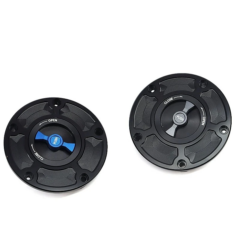 For CFMOTO 800MT 800NK 675SR CNC Fuel Gas Tank Cap Cover Aluminum Keyless Accessories Quick Removal Tank Cover Gas Fuel Tank Cap
