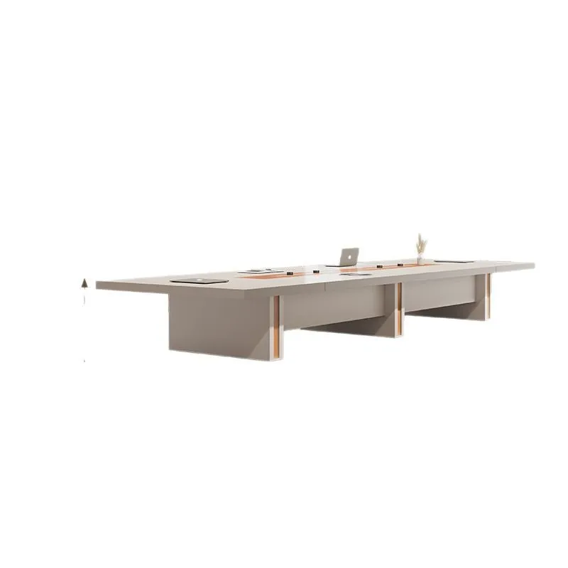 Conference Room Table and Chair Combination Large Conference Table Modern Negotiation Reception Reception Reception Desk