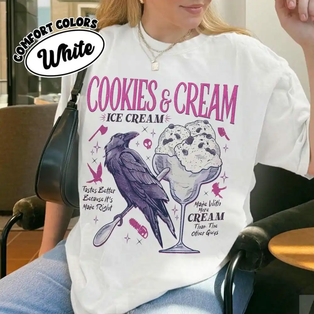 Vintage bookish unissex topo açougueiro e blackbird escuro romance conforto y2k camisa 100% algodão solto retro camisa para unisex y2k t