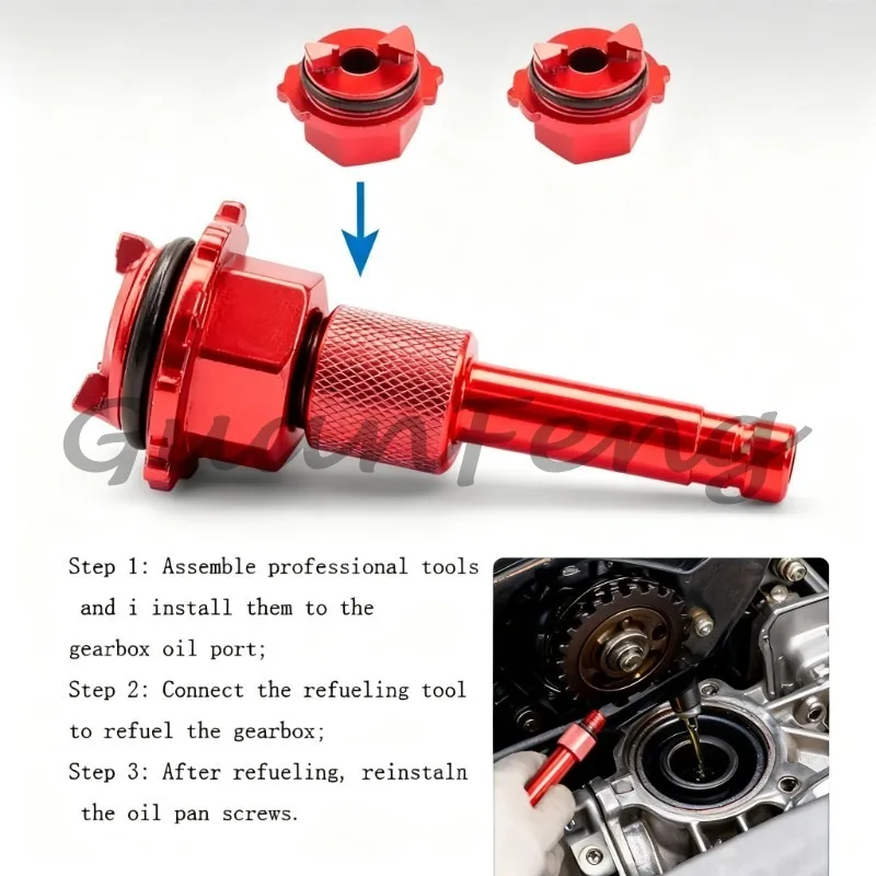 Automatic ATF Oil Change Kit, Durable Transmission Fuel Adapter for 725.0 9G Tronic 9-Speed Transmission
