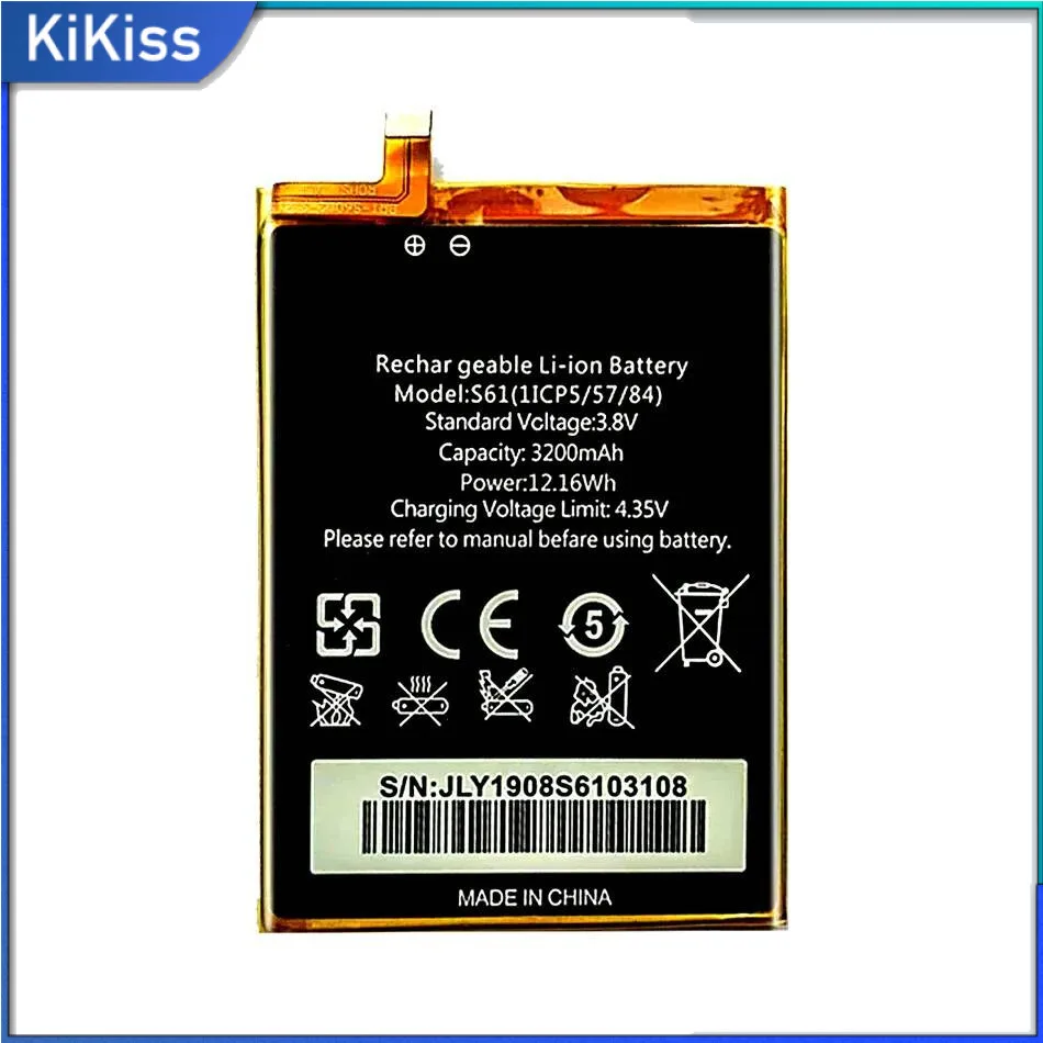 

High Capacity Compatibility For Oukitel U25 Pro S61 3200Mah Mobile Phone Battery