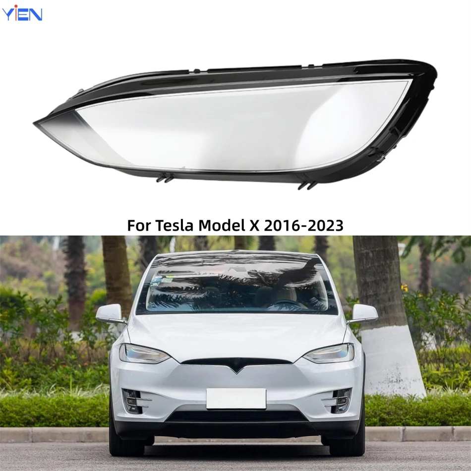 For Tesla Model X 2016 2017 2018 2019 2020 2021 2022 2023 Automotive Parts and Accessories Lights Cover Headlight Rubber Cover