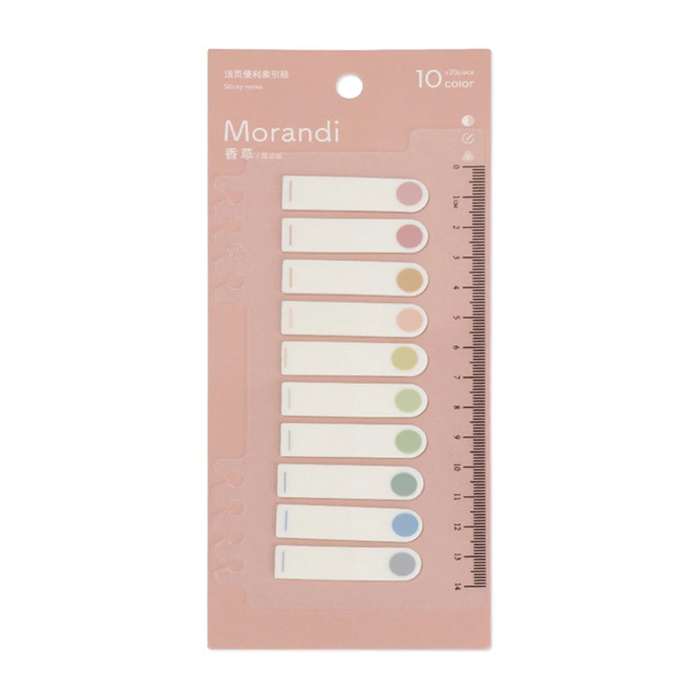 

Stationery Student Self Adhesive Planner Stickers Loose-leaf Bookmark Memo Pad Page Markers Paper Stickers Index Flags Tabs