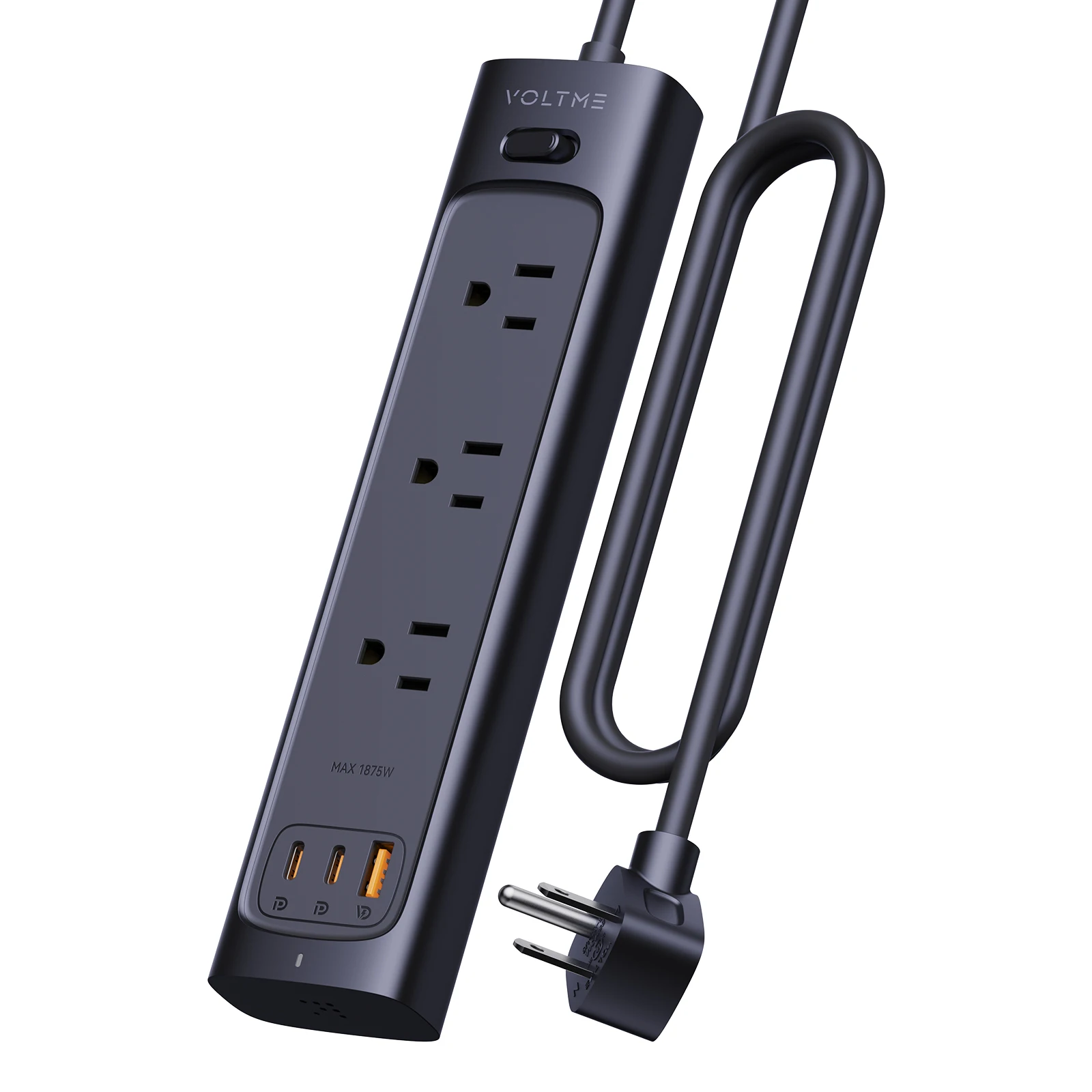 VOLTME Power Strip Surge Protector VITO 30W Desktop Charger  Charging Station Fast Charger For iPhone 14 13 Xiaomi Samsung Lapto