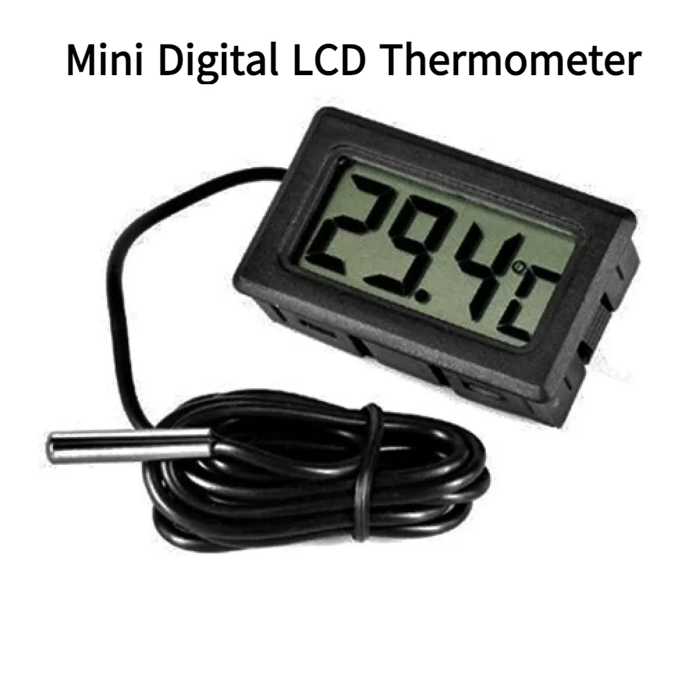 Mini thermomètre numérique LCD, hygromètre de température ambiante, capteur d'humidité, thermomètre intérieur de température, câble de 1 à 5m