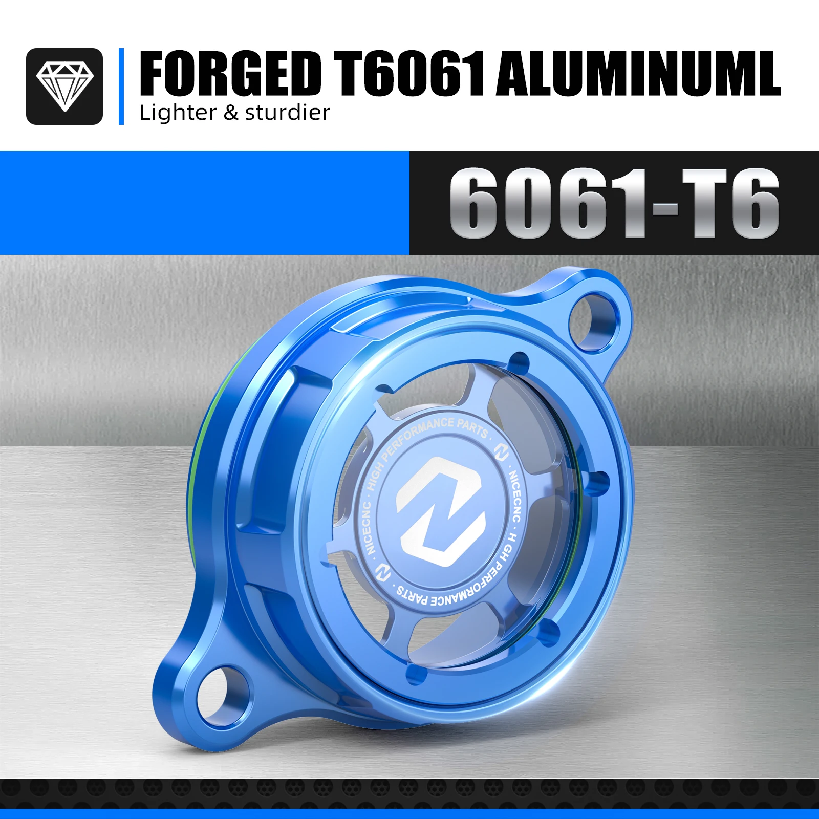 NICECNC For Yamaha YZ250F WR250F 2015-2024 Transparent Oil Filter Cover Cap WR450F YZ450FX 2016-2023 YZ250FX 2015-2023 YZ450F