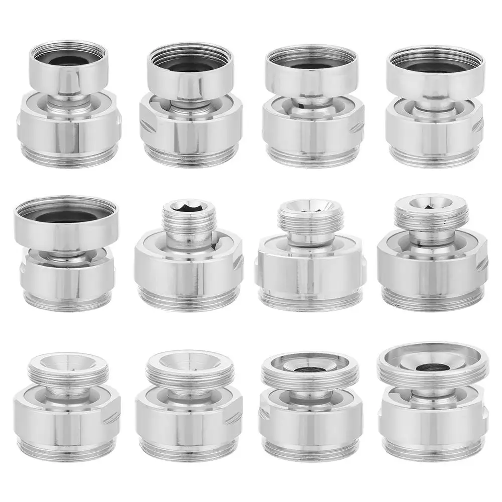 

Purifier Accessories Kitchen Faucet Fittings Swivel Aerator Adapter Tap Aerator Connector 360 Degree Adjustable Faucet Adapter