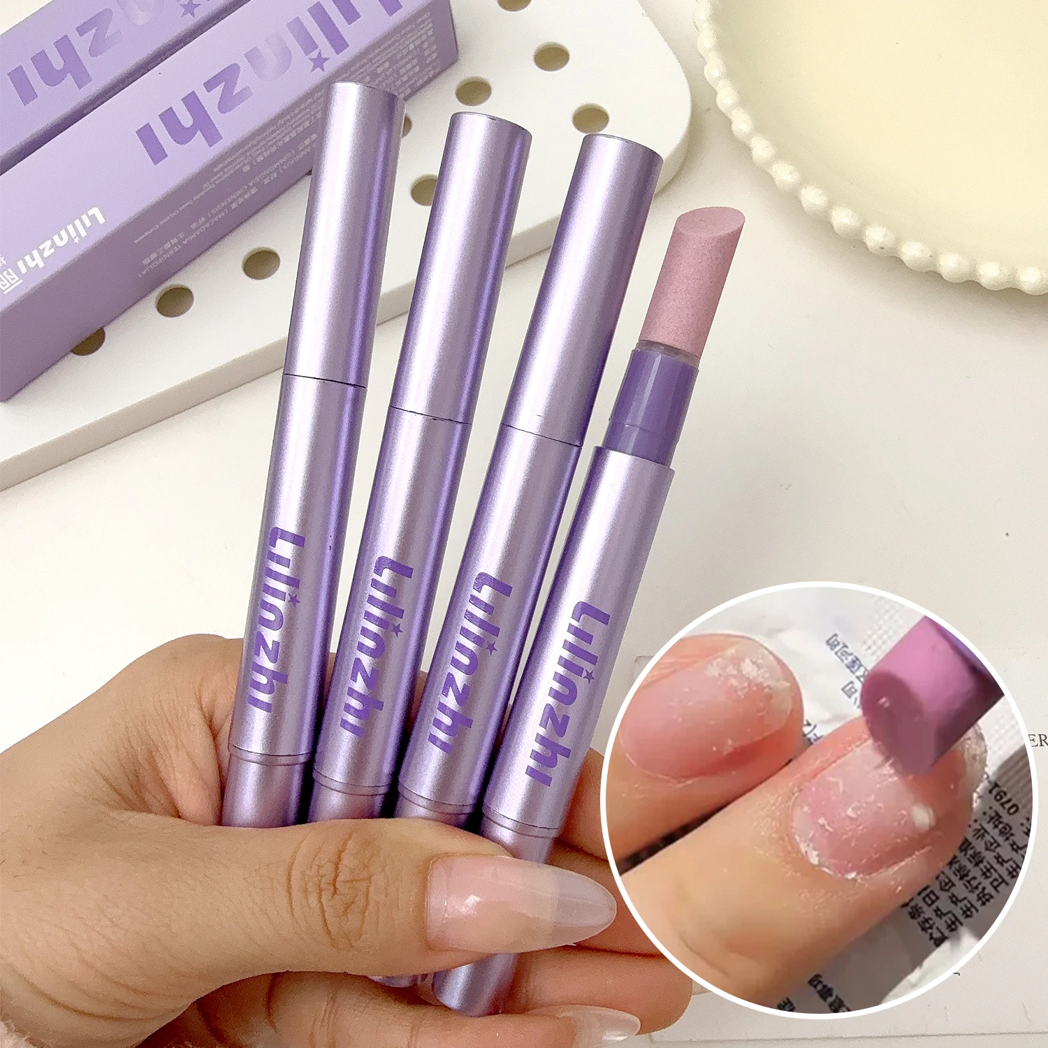 3 في 1 قلم انتهازي زيت الأظافر يرطب الأظافر الجافة الضرر الأظافر الجلد الميت مزيل الجلد الميت القلم العناية بالأظافر مانيكير أداة #5