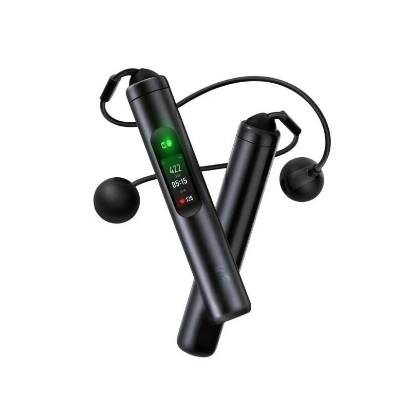 Heart rate skipping rope counting cordless exercise fitness weight loss fat burning professional fitness