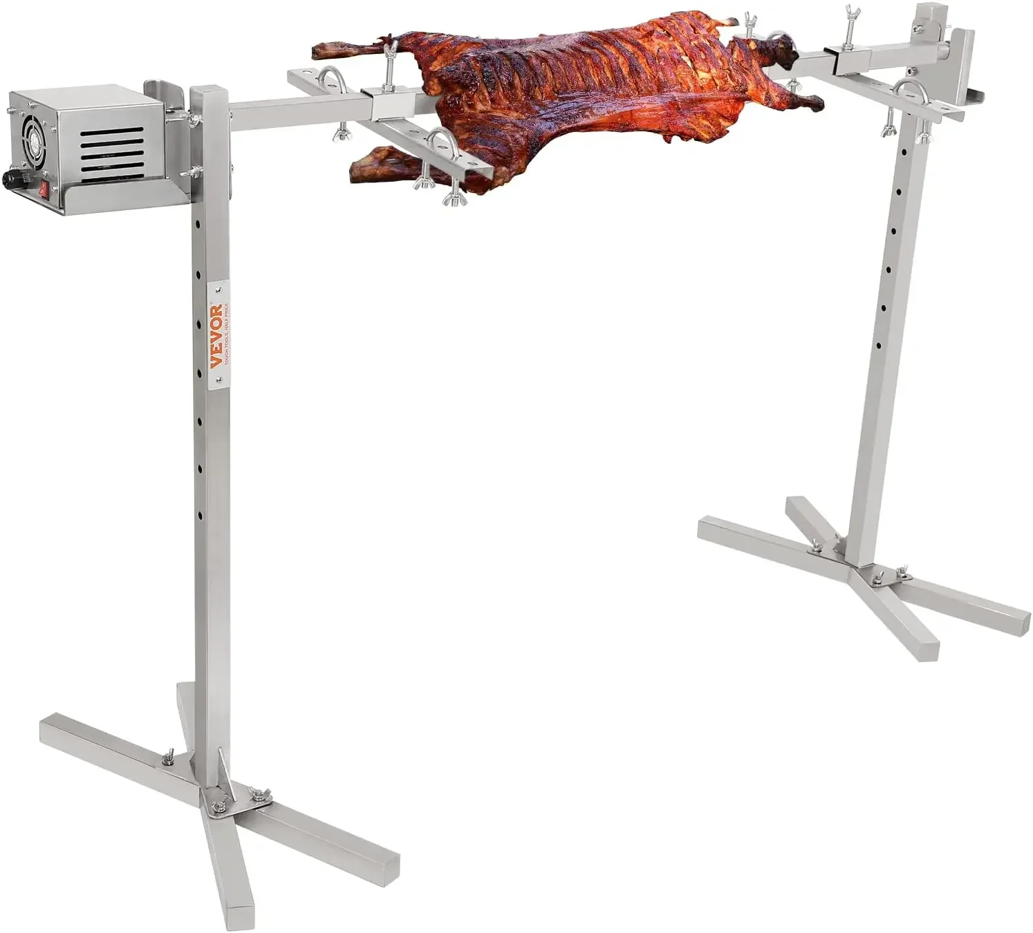 Electric BBQ Rotisserie Grill Kit, 90 lbs Capacity Heavy Duty Grilling Kit, Automatic 42W Motor and Height Adjustable Universal