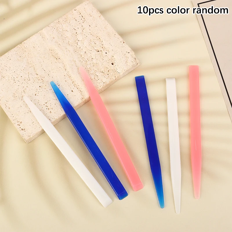 10pcs/set Blue Dental Lab Plastic Mixing Spatula For Impression Material Alginate