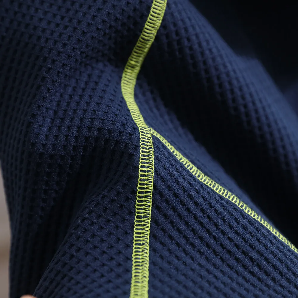 Unisex Outdoor Schnelltrocknende Waffel-Kapuzenjacke - Atmungsaktives & Schweißableitendes Reißverschluss-Oberteil für Frühlings- & Sommerwanderungen – Detail 17