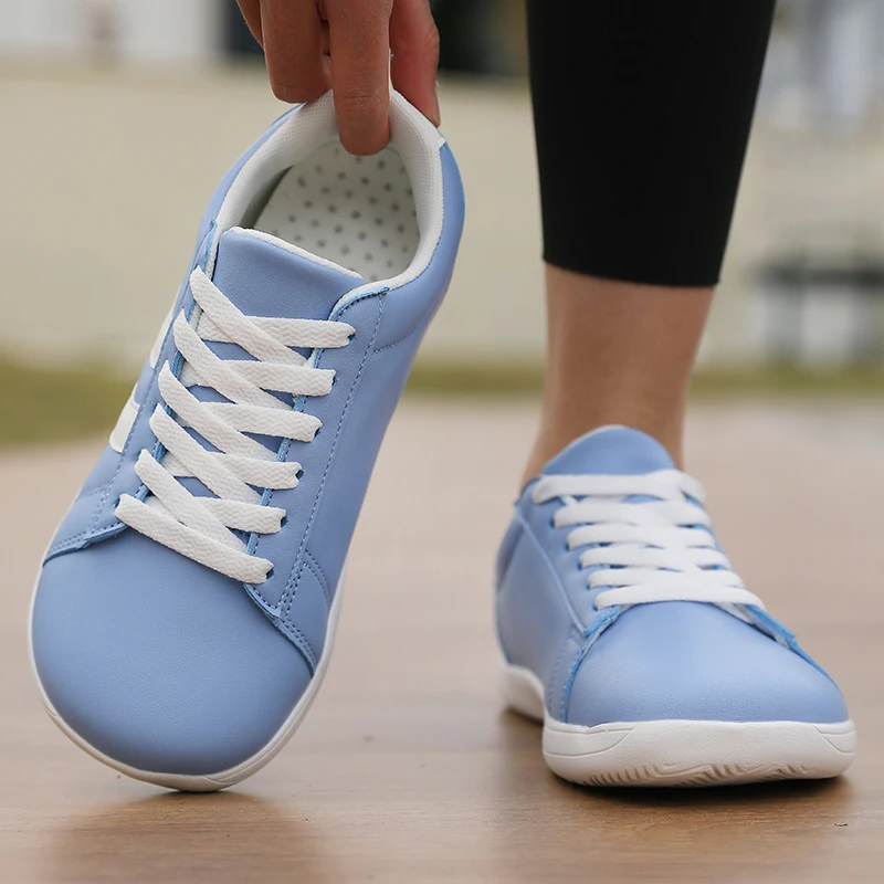 Unisex-Barfußschuhe, schwarz, leicht, weiche flache Sohle, lässige Sneaker, dünne Sohle, zum Joggen, Gehen, für die Schule, Komfortschuhe – Detail 8