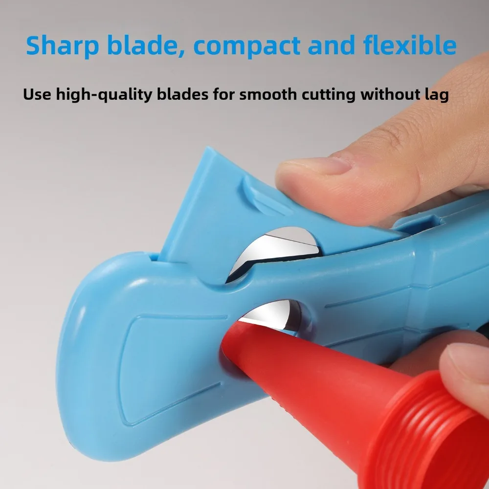 1PC Heavy-Duty Manual Glue Nozzle Trimmer & Cutter - All-in-One Adjustable Adhesive Tip Cutter with Blade, Portable DIY Plastic