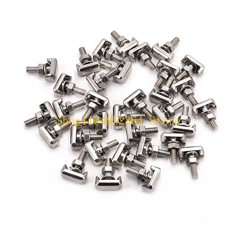 652F 2 Pieces 19116852 Stainless Steel Car Battery Terminal T-Bolt fit for GMC