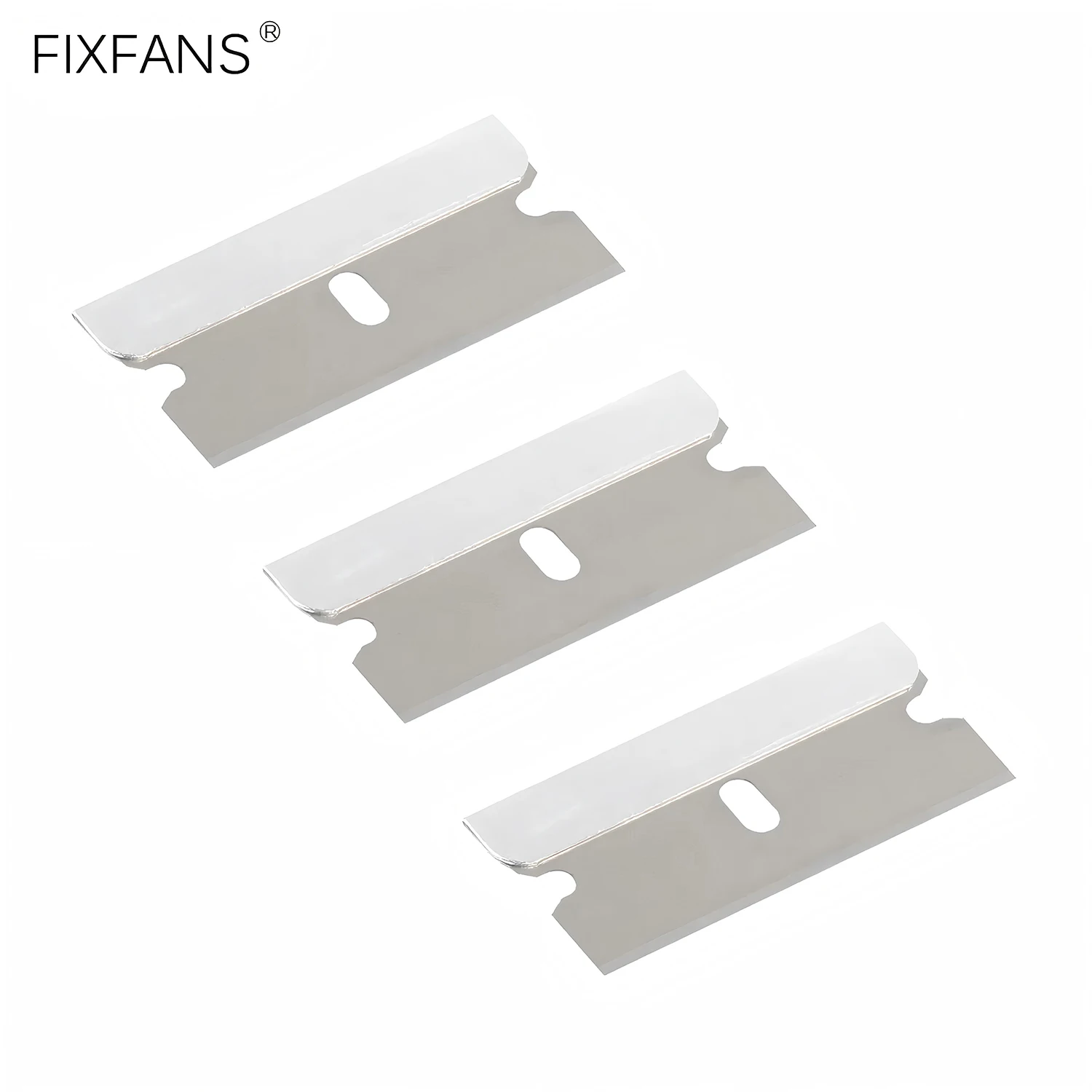 10Pcs Single Edge Industrial Razor Blade Carbon Steel Blades for Standard Safety Scrapers, Removing Paint and Decals