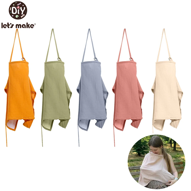 Let\'s Make Baby Feeding Nursing Covers Mum Breastfeeding Nursing Poncho Cover Up Adjustable Privacy Apron Outdoors Nursing Cloth