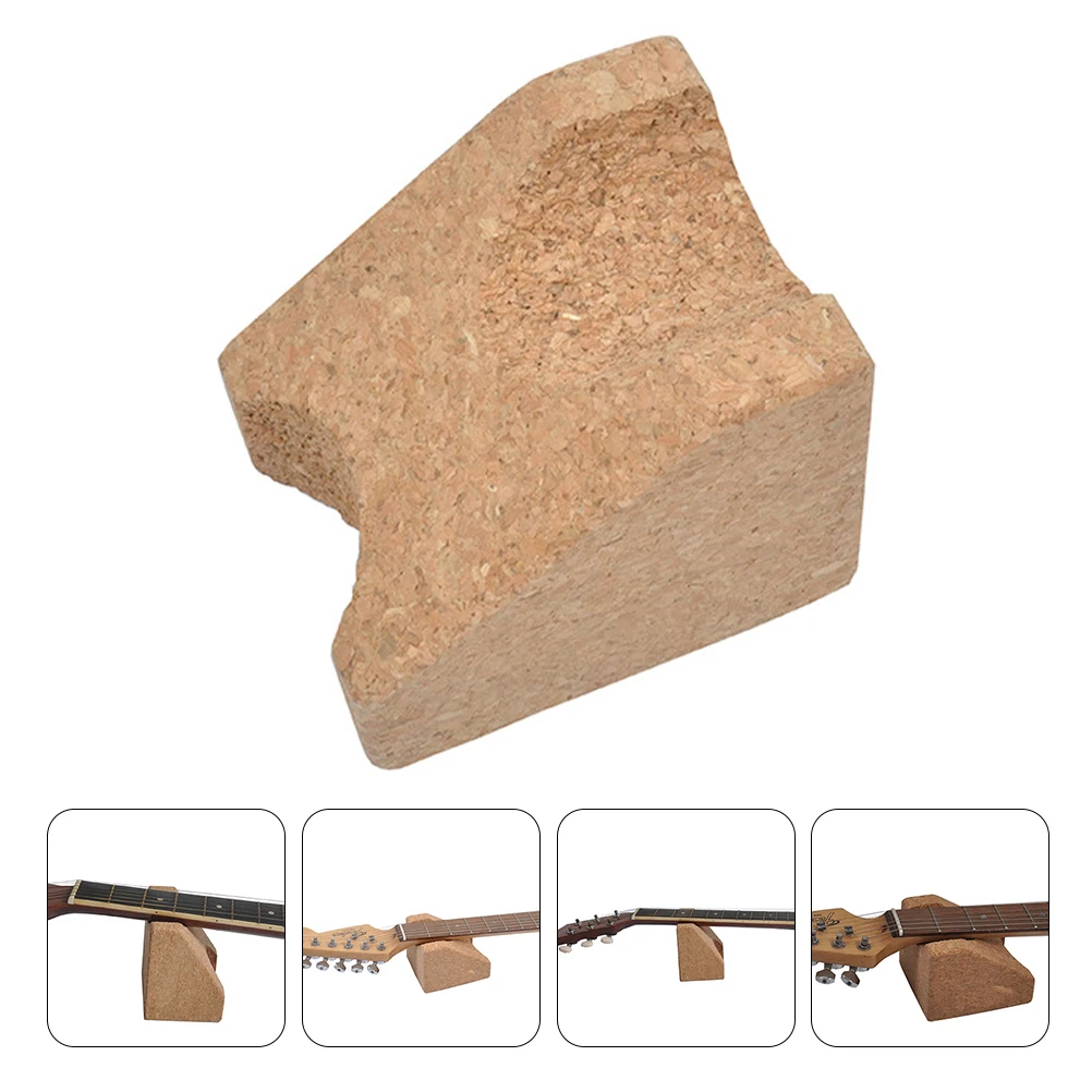 

Guitar Neck Rest Cork Wood Durable Support Pillow Suitable for Electric Acoustic Bass Guitar Tool String Instrument Neck Support