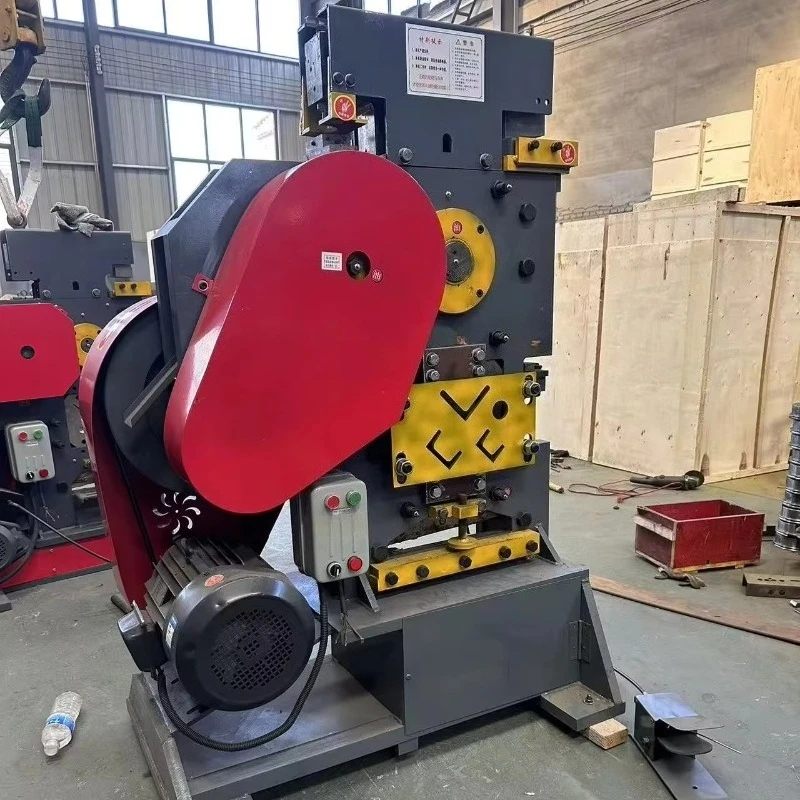 Combined Multi Function Hydraulic Ironworker Tubular Punching and Shearing Machine Mold for Component Processing in Industries