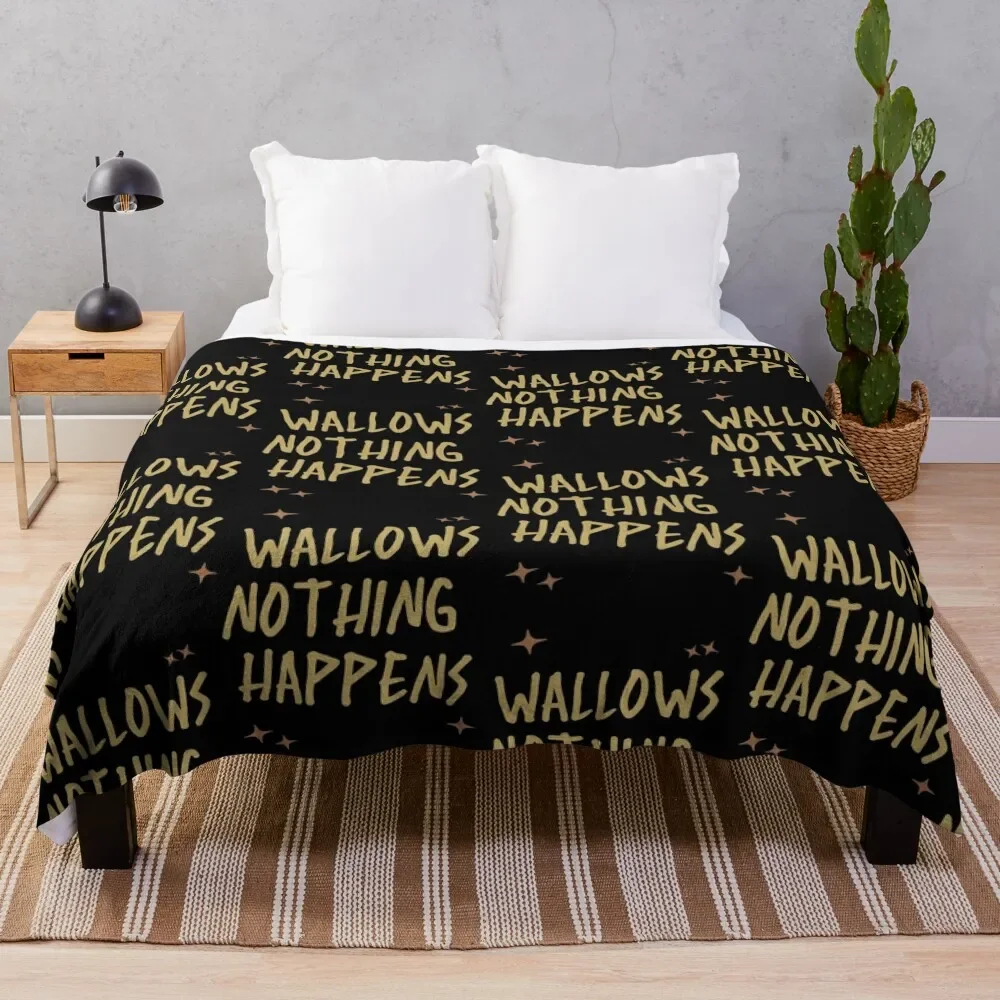 

Wallows Nothing Happens Music Throw Blanket Stylish Warm Blanket for Living Room Bedroom