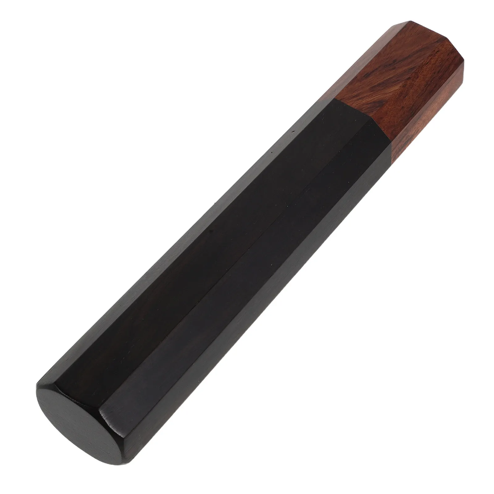 Octagonal Small Kitchen Knife Wooden Handle Replacement Ebony Handle for Japanese Chef Knife Restoration Repair Grip